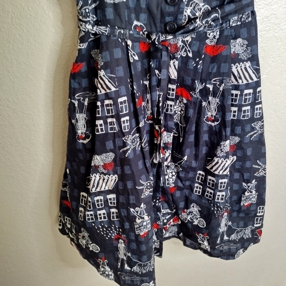 ModCloth Community Brunch Buttoned Shirt Dress Sz M - Picture 4 of 9